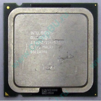 Процессор Intel Celeron D 345J (3.06GHz /256kb /533MHz) SL7TQ s.775 (Красноярск)